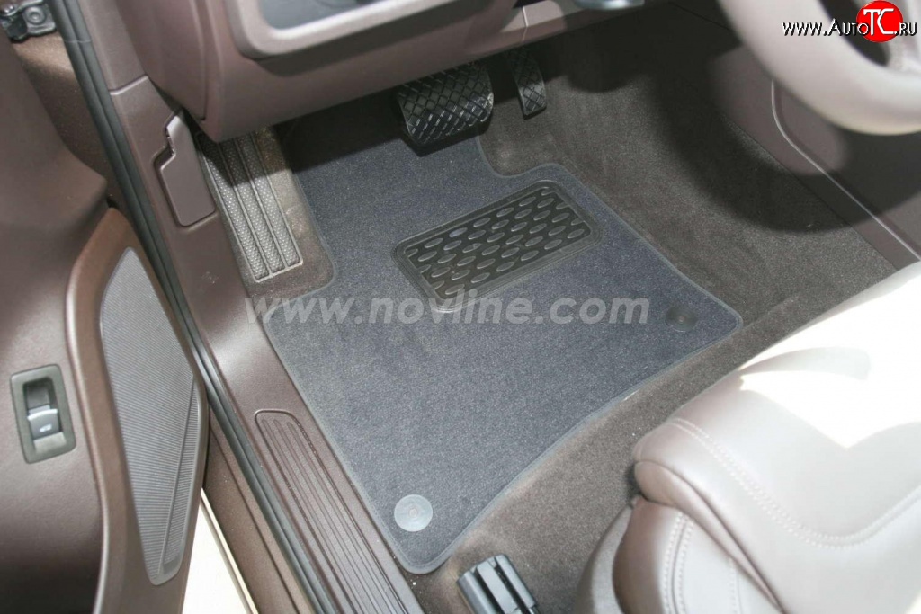 4 999 р. Комплект ковриков в салон Element 4 шт. (текстиль) Volkswagen Touareg NF дорестайлинг (2010-2014)  с доставкой в г. Майкоп