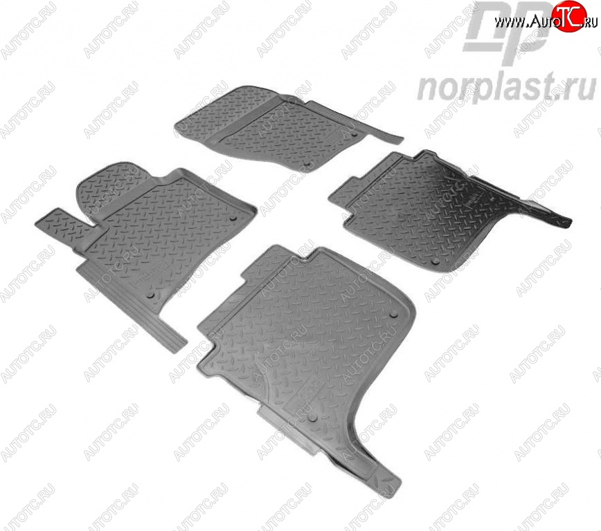 2 569 р. Комплект салонных ковриков Norplast Volkswagen Touareg NF дорестайлинг (2010-2014)  с доставкой в г. Майкоп