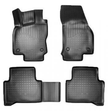 Коврики салонные Noplast (3D) Volkswagen Touran 2T дорестайлинг минивэн (2015-2025)