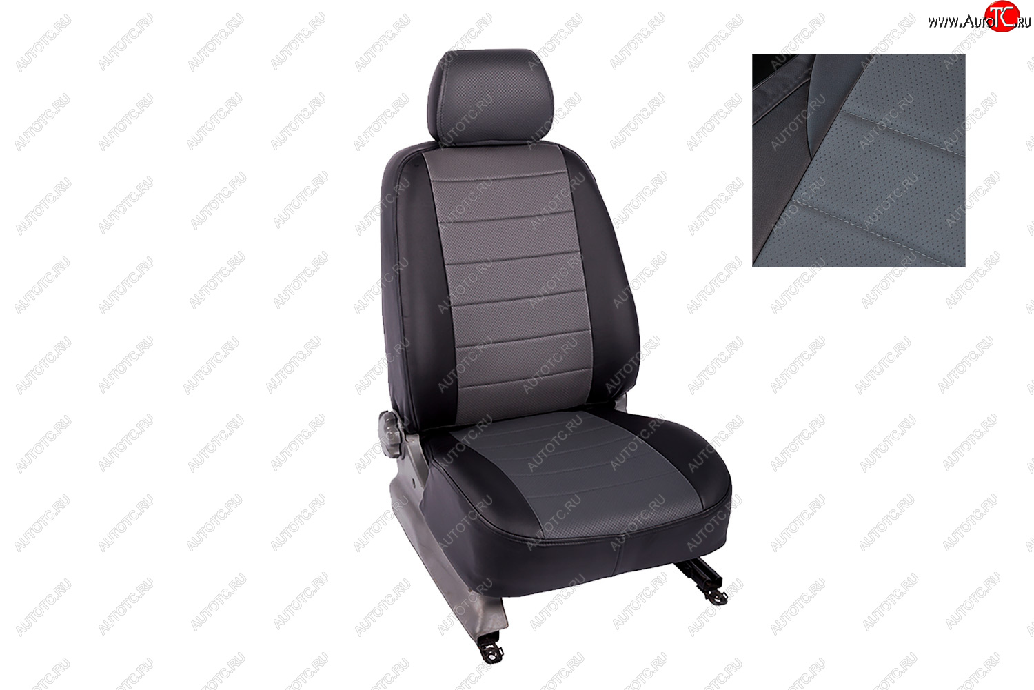 5 999 р. Чехлы для сидений Seintex (экокожа, 7 подголовников, airbag) Volkswagen Touran 1T дорестайлинг минивэн (2003-2006)  с доставкой в г. Майкоп