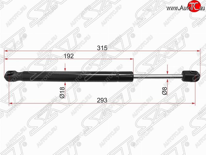 399 р. Газовый упор капота SAT  Volvo S60  FS седан - V60  с доставкой в г. Майкоп