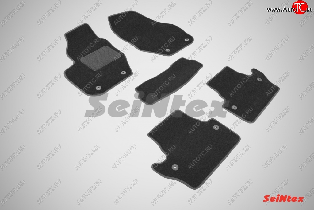 3 599 р. Износостойкие коврики в салон SeiNtex Premium LUX 4 шт. (ворсовые) Volvo S60 FS седан дорестайлинг (2010-2013)  с доставкой в г. Майкоп