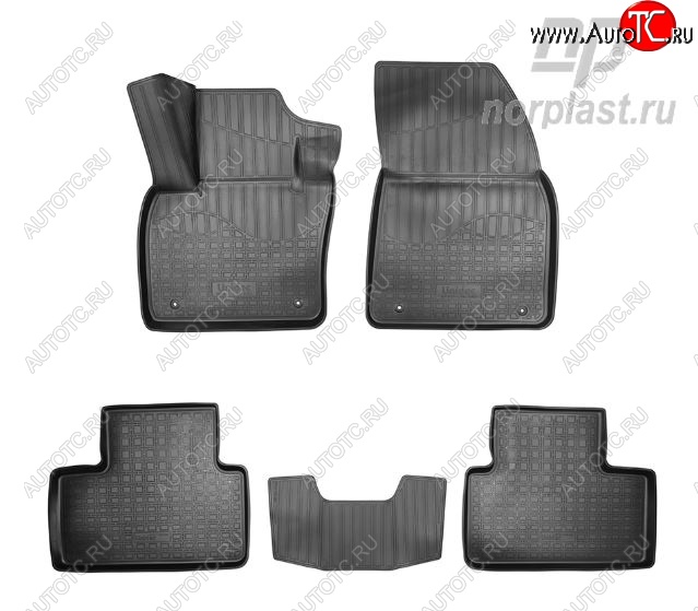 2 899 р. Коврики салонные Noplast  Volvo XC40 (2017-2022)  с доставкой в г. Майкоп