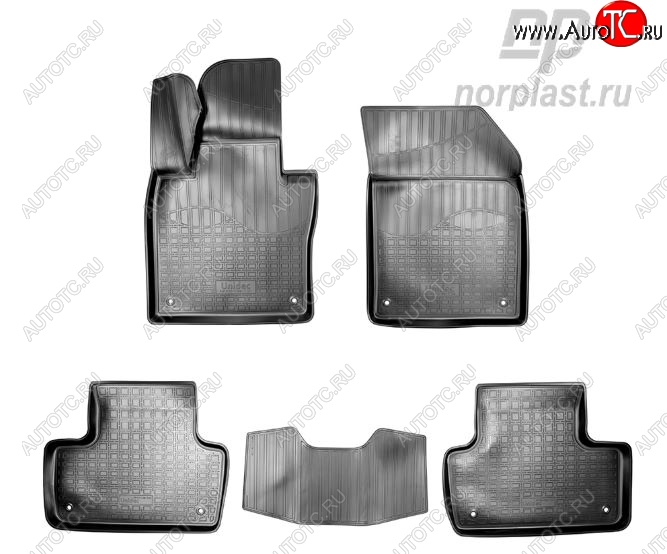 2 899 р. Коврики салонные Noplast  Volvo XC60 (2017-2022)  с доставкой в г. Майкоп