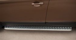 24 649 р. Широкая защита порогов SLITKOFF Volvo XC60  дорестайлинг (2008-2013)  с доставкой в г. Майкоп. Увеличить фотографию 3