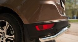 15 999 р. Защита заднего бампера (Ø63 мм волна, нержавейка) SLITKOFF  Volvo XC60 (2008-2013)  дорестайлинг  с доставкой в г. Майкоп. Увеличить фотографию 7