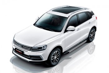 11 299 р. Пороги алюминиевые Slitkoff  Zotye Coupa  B11F (2019-2021) (Luxe Black)  с доставкой в г. Майкоп. Увеличить фотографию 2