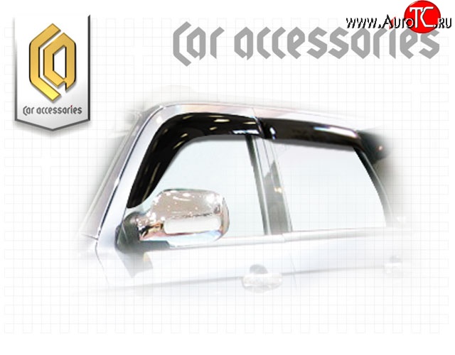 2 079 р. Комплект дефлекторов окон CA Plastic  ZX Auto Landmark  V3 (2005-2009) дорестайлинг (Classic полупрозрачный, Без хром.молдинга)  с доставкой в г. Майкоп